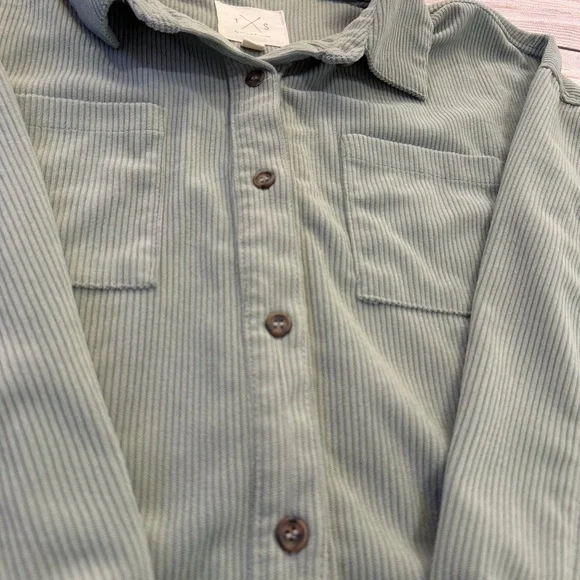 TS by Thread & Supply Corduroy Cropped Button Up - Medium - Picture 3 of 5